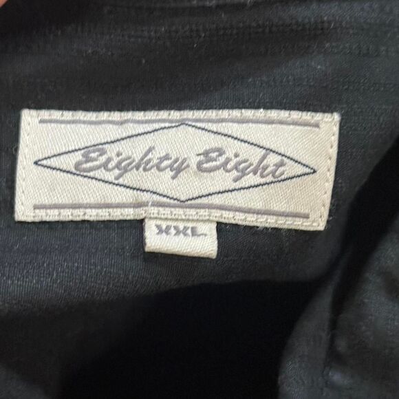 Y2K Eighty Eight Angel Wings and Tribal Affliction Style Button Up Shirt - Picture 5 of 5